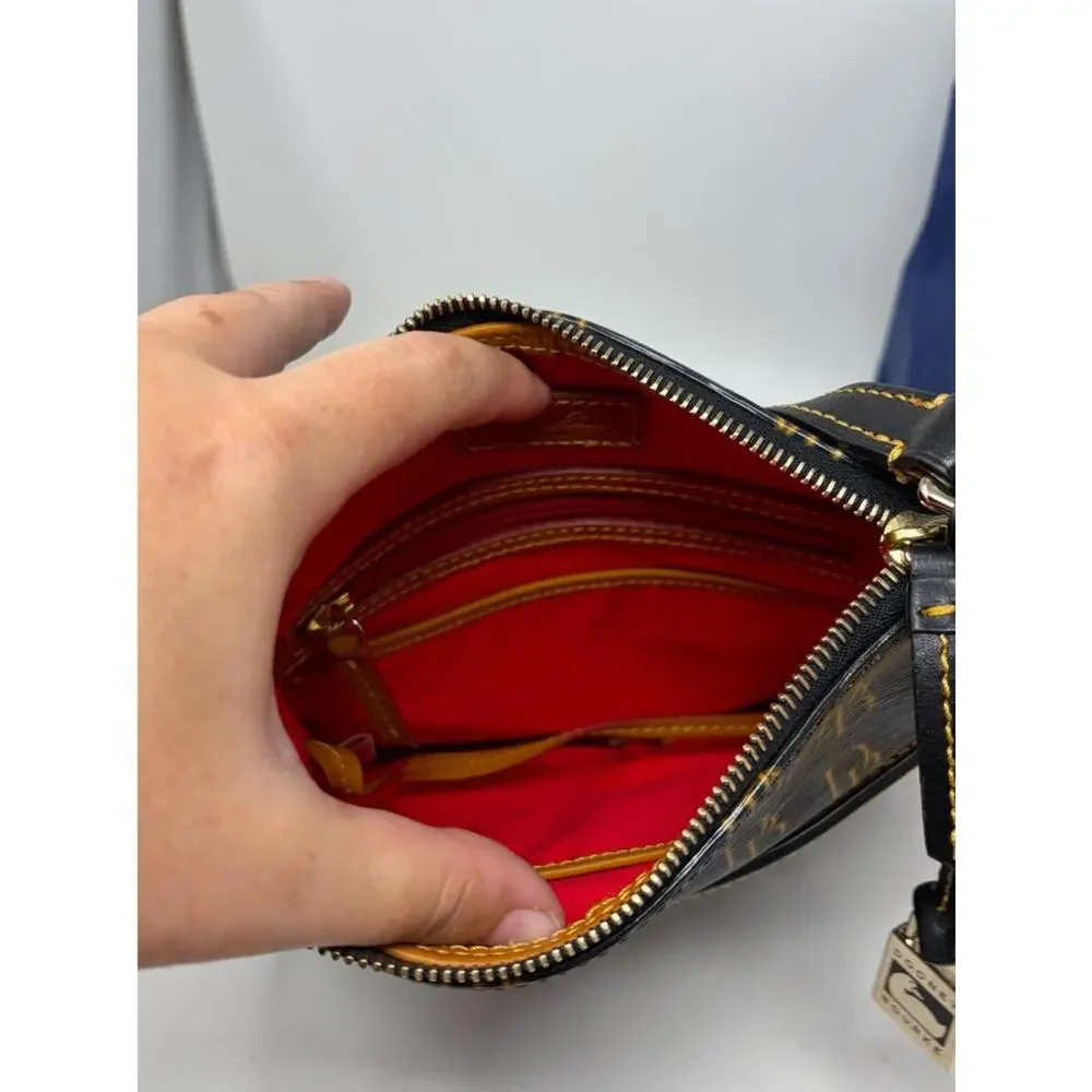 Dooney & Bourke 1975 Signature Letter Carrier Shoulder Bag